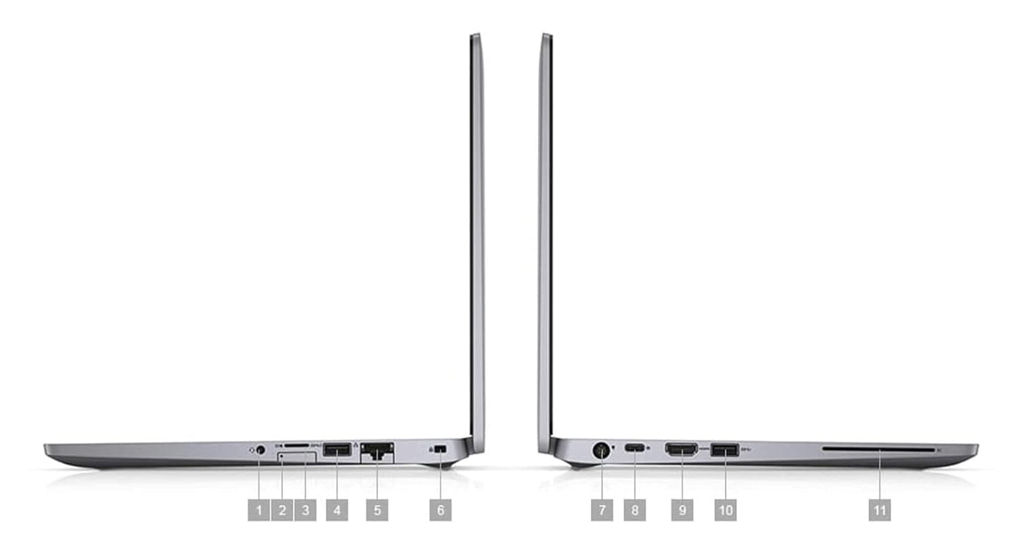 Grade B DELL LATITUDE 5310 13.3" FHD INTEL CORE I7-10810U 1.10 GHZ - 16GB RAM, 256GB SSD - Backlit Keyboard, Webcam, Bluetooth - Windows 11 Pro