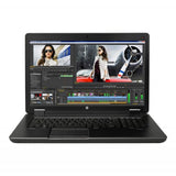 HP ZBook 17 G2 17.3" Widescreen Refurbished Standard Laptop - Intel Core i7-4810MQ 2.80GHz, 8GB RAM, SATA 2.5" 128GB SSD, DVD-RW, Windows 10 Pro 64-Bit - Webcam