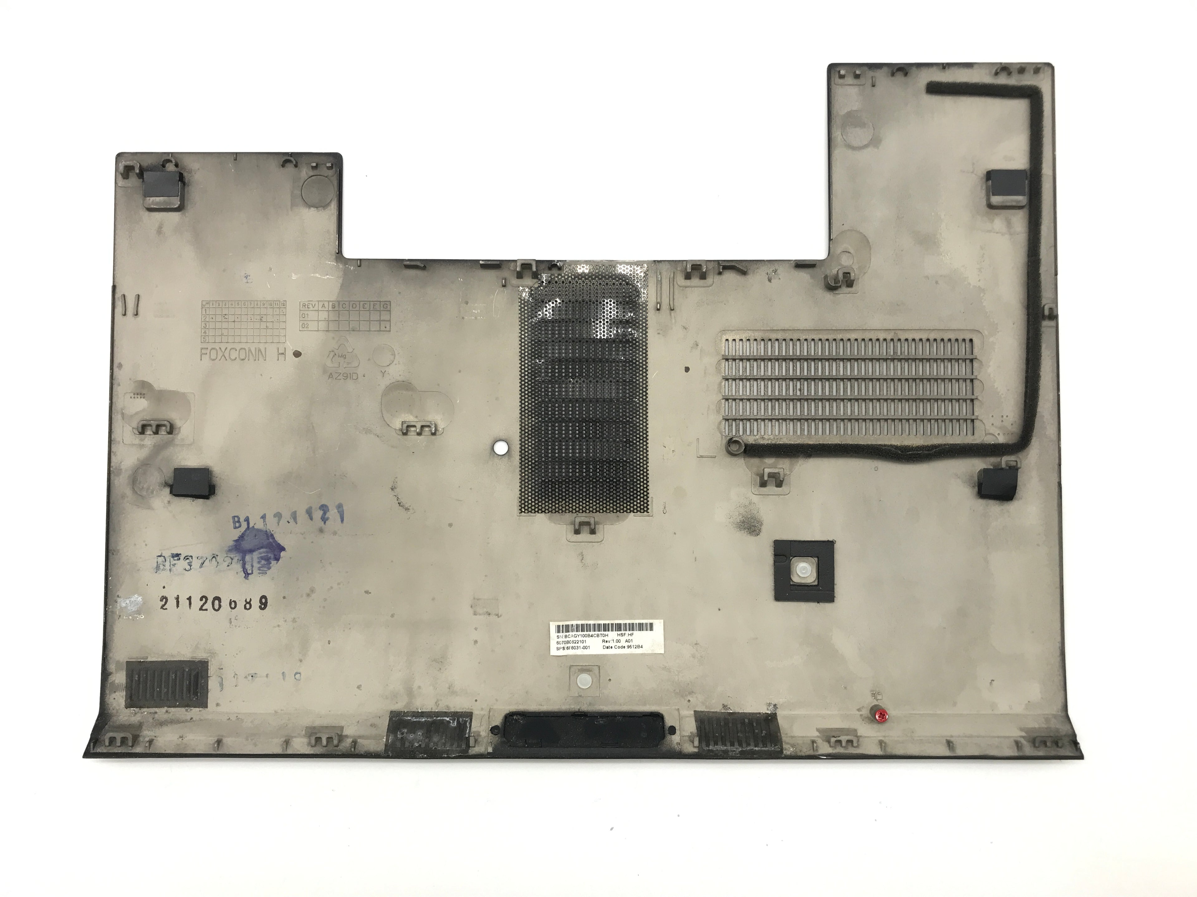 HP EliteBook 8470P Bottom Cover 686031-001