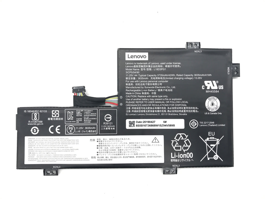 Genuine L18D3PG1 Battery for Lenovo Chromebook 300E Gen 2