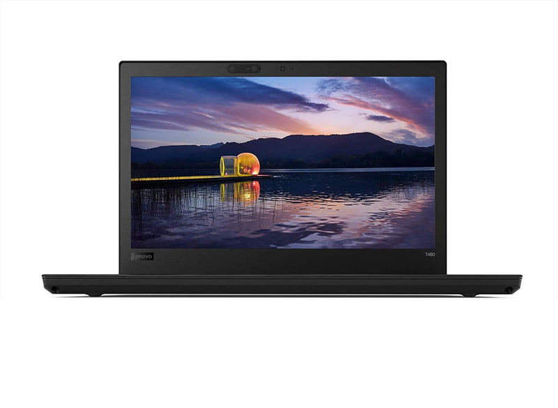 Lenovo ThinkPad T480 14.0" - Intel Core i7-8650U 1.90GHz, 16GB RAM, SATA 2.5" 500GB SSD, No Optical, Windows 10 Pro 64-Bit - Webcam - Fingerprint Reader