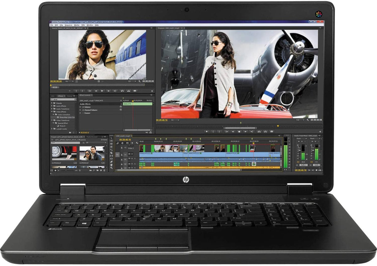 HP ZBook 17 G2 17.3" FHD Intel Core i7-4810MQ 2.80GHz - 8GB RAM, 250GB SSD - DVD-RW - Bluetooth - Fingerprint - Webcam - Windows 10 Pro