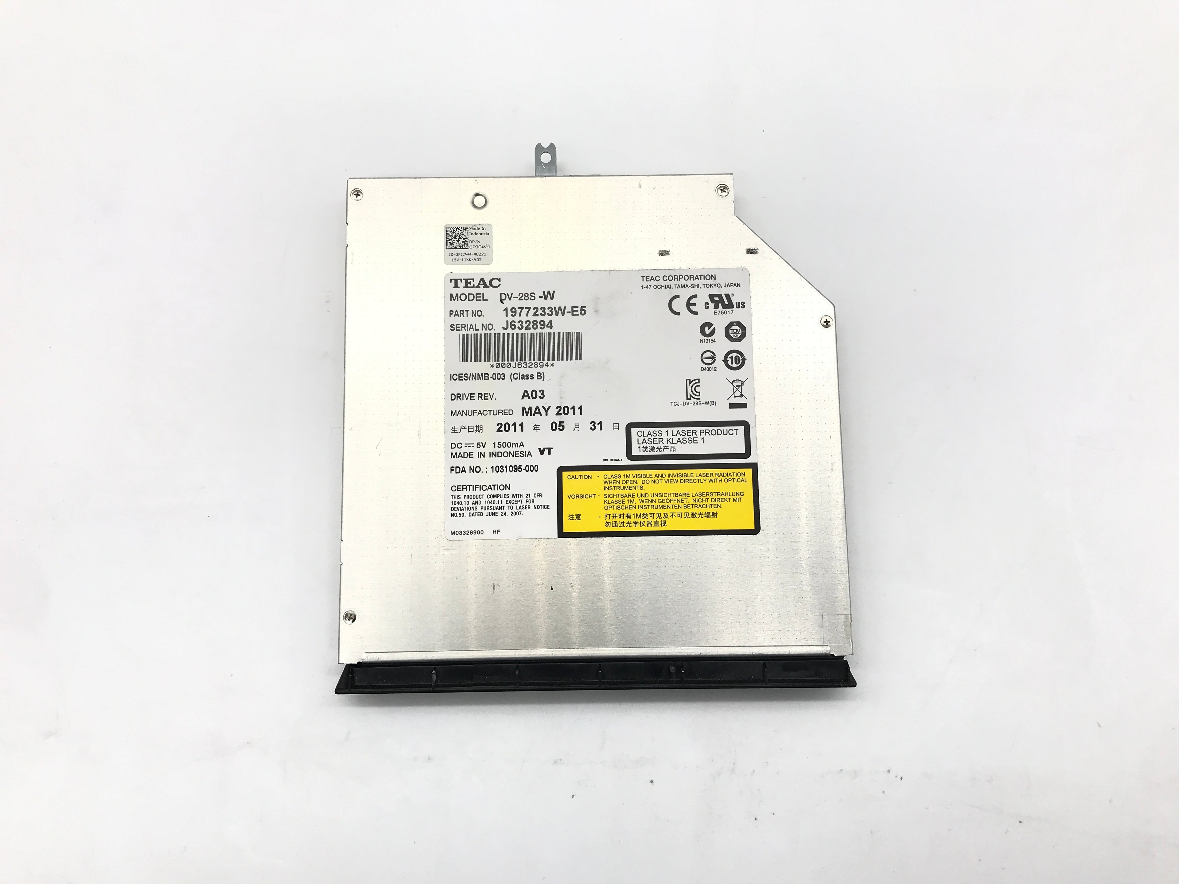 HP Elitebook 840 G4 DVD Drive 1977233W-E5