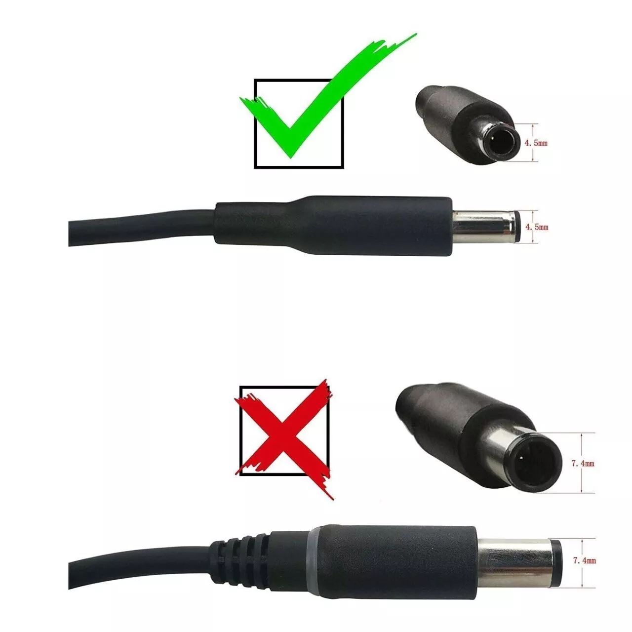 Genuine Dell Latitude 3320 3330 3340 3420 3440 3520 3540 65W Charger AC Adapter