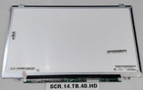 LG LP140WH2-TL-S1  14.0 HD 40 pin LED Screen Top and Bottom Brackets