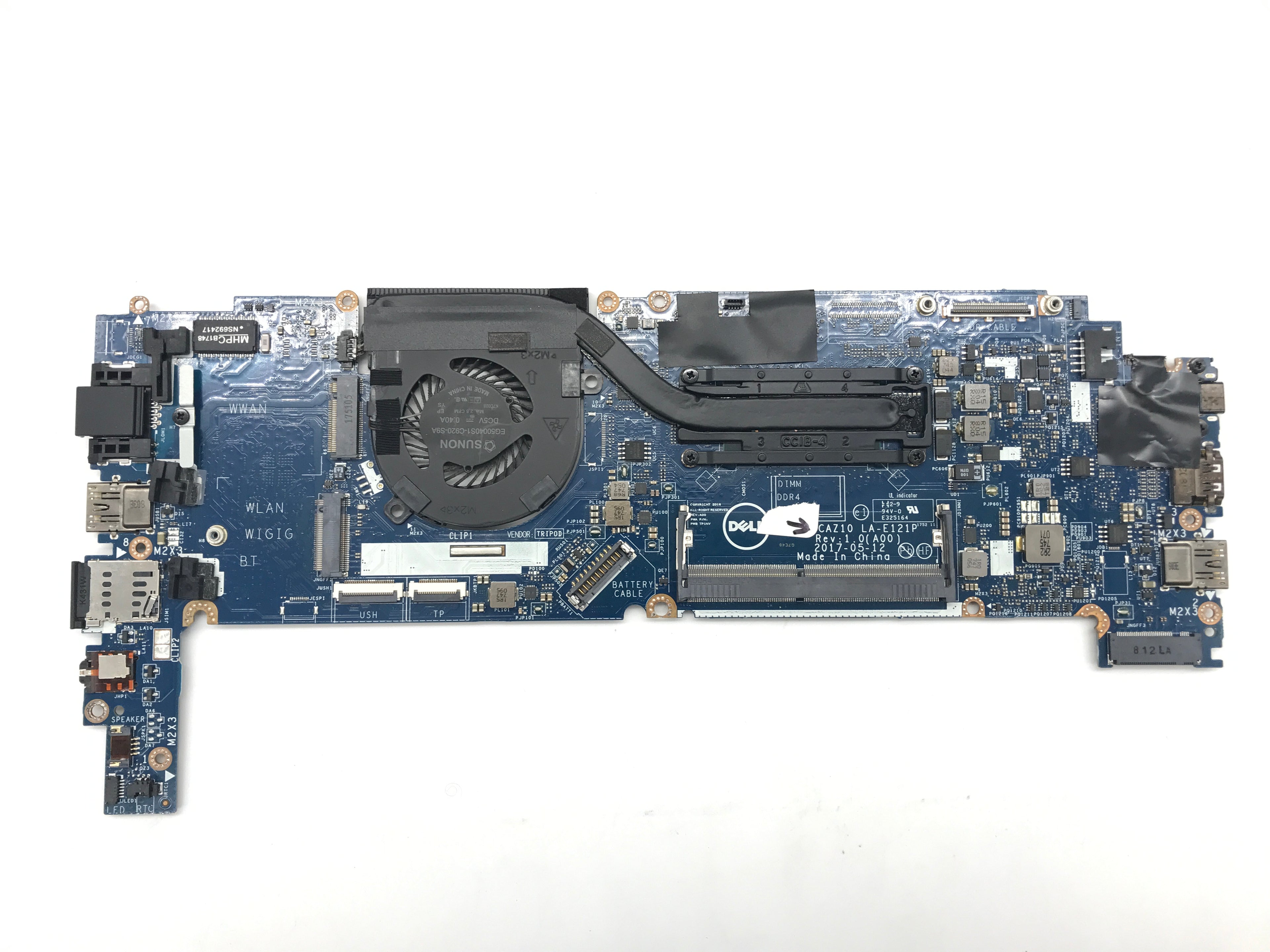 Dell Latitude 7280 Motherboard CAZ10 LA-E121P