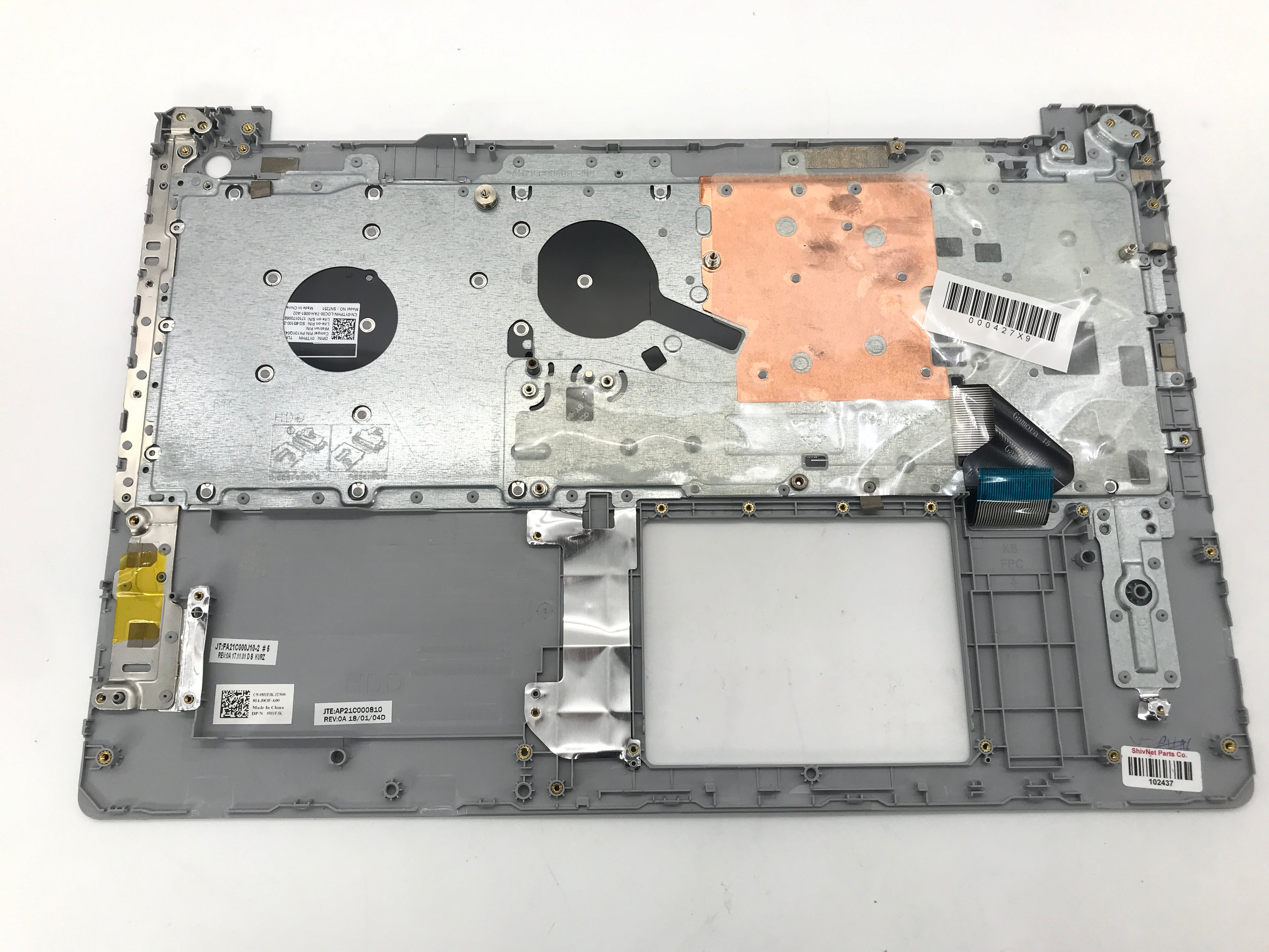 Dell Inspiron 15 5570 Palmrest (Turkish) 0M1FJK