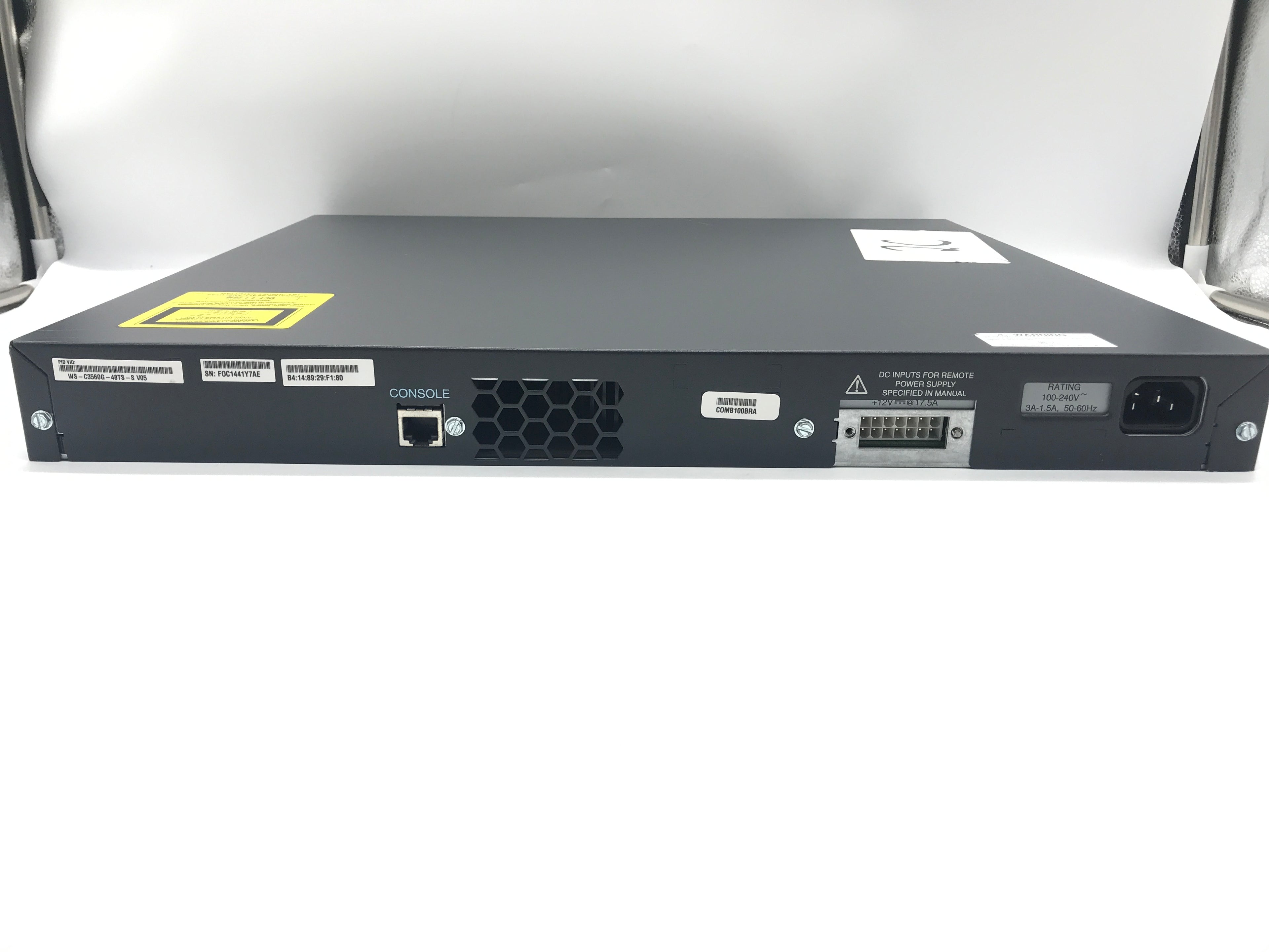 Cisco Catalyst 3560G 48-Port Gigabit Network Switch WS-C3560G-48TS-S