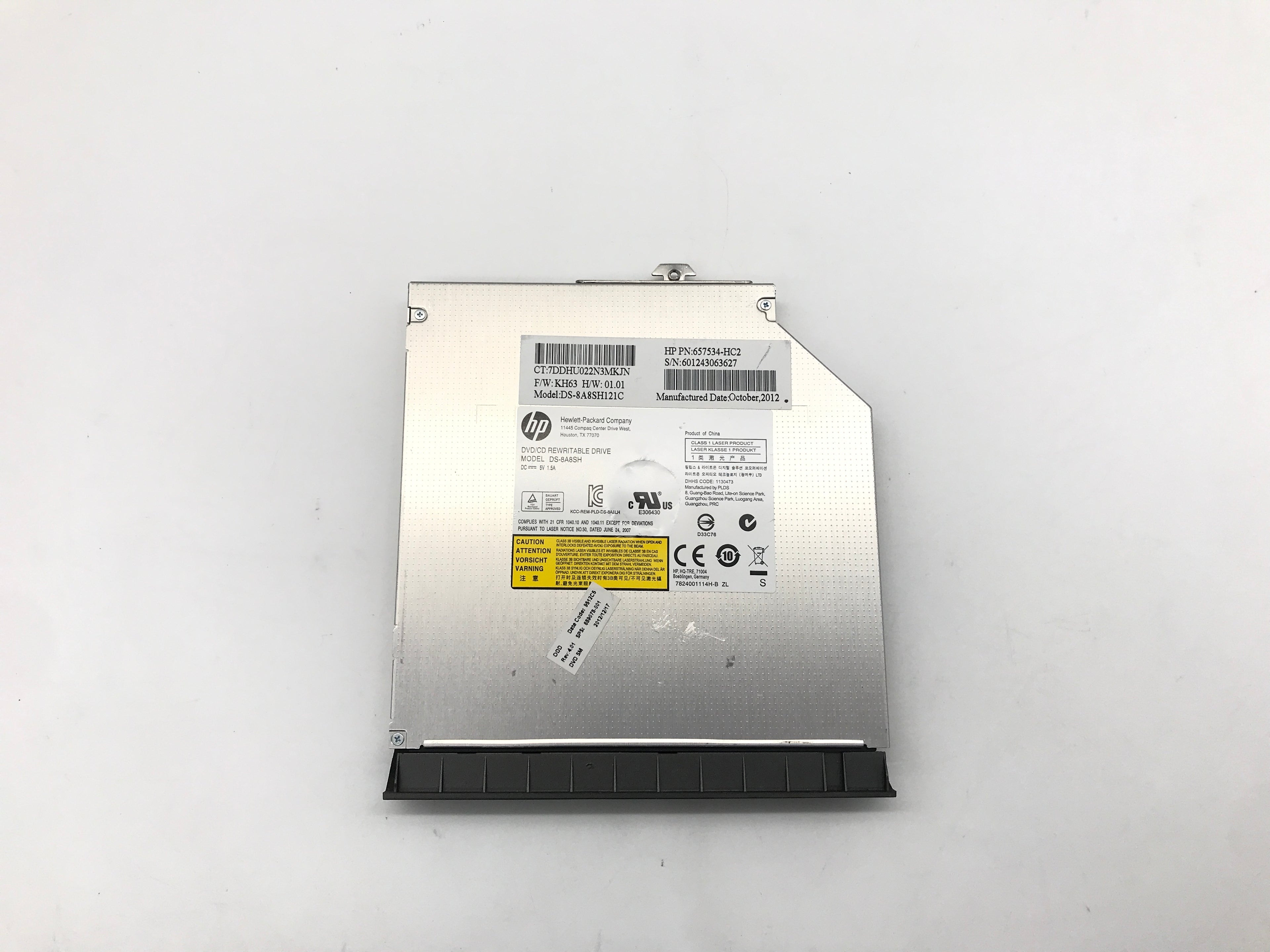 HP EliteBook 8470P Disk Drive 68907B-001