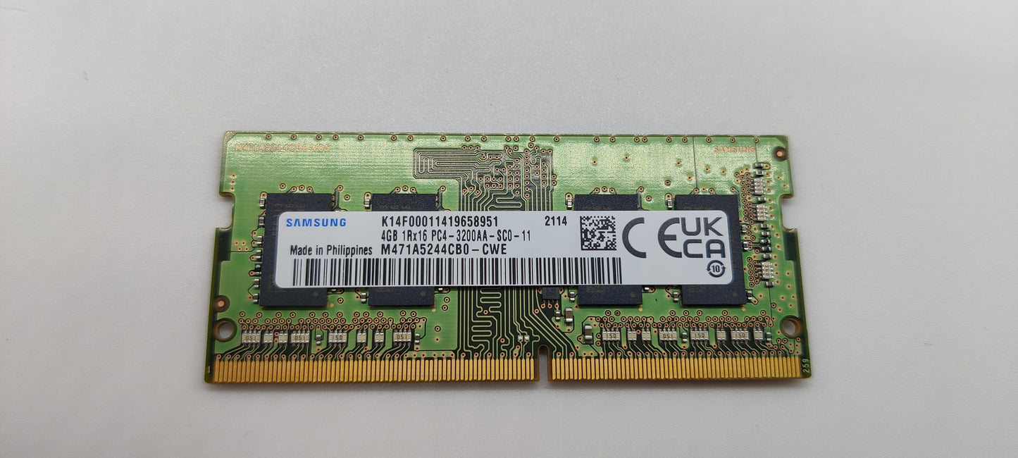 Samsung 4GB DDR4 3200 MHz Laptop Memory RAM M471A5244CB0-CWE