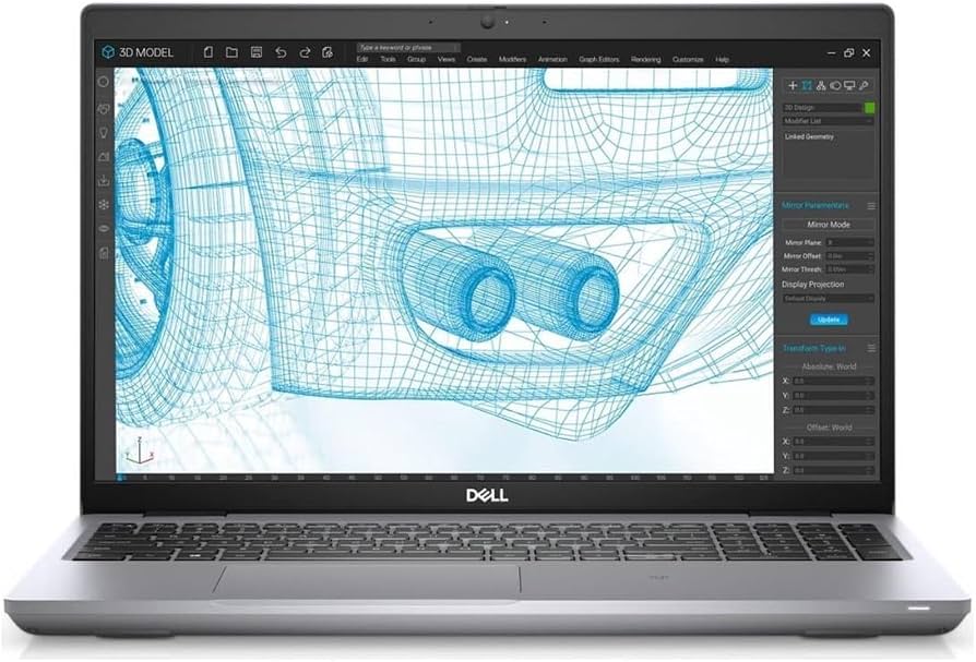 DELL PRECISION 3561 15.5" FHD INTEL 11TH GEN CORE I7-11800H 2.30 GHZ - 32GB RAM, 256GB SSD - Windows 11 Pro