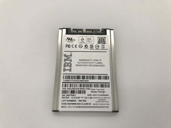 IBM TX21B1 - 400GB 6GB/S MLC Micro SATA 1.8" Thin Solid State Drive
