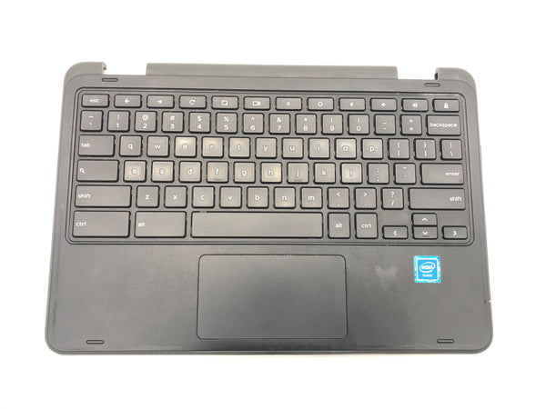 OEM Dell Chromebook 11 3189 Palmrest + Bottom Cover Touchpad Assembly P/N 0YFYX
