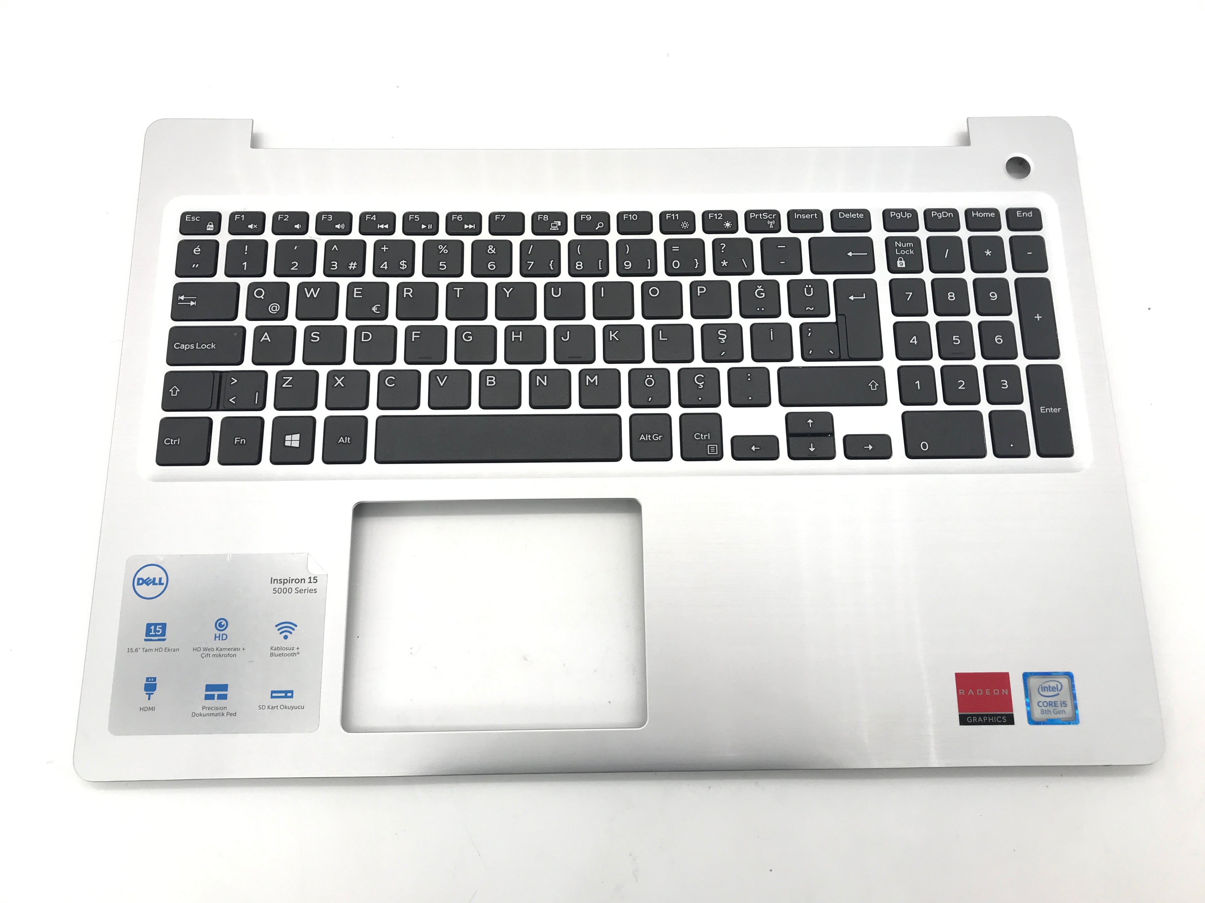 Dell Inspiron 15 5570 Palmrest (Turkish) 0M1FJK