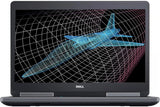 DELL PRECISION 7520 15.5" FHD INTEL CORE I7-6820HQ 2.70 GHZ - 16GB RAM, 256GB SSD - Backlit Keyboard, Smartcard Reader, Webcam, Bluetooth - Windows 10 Pro
