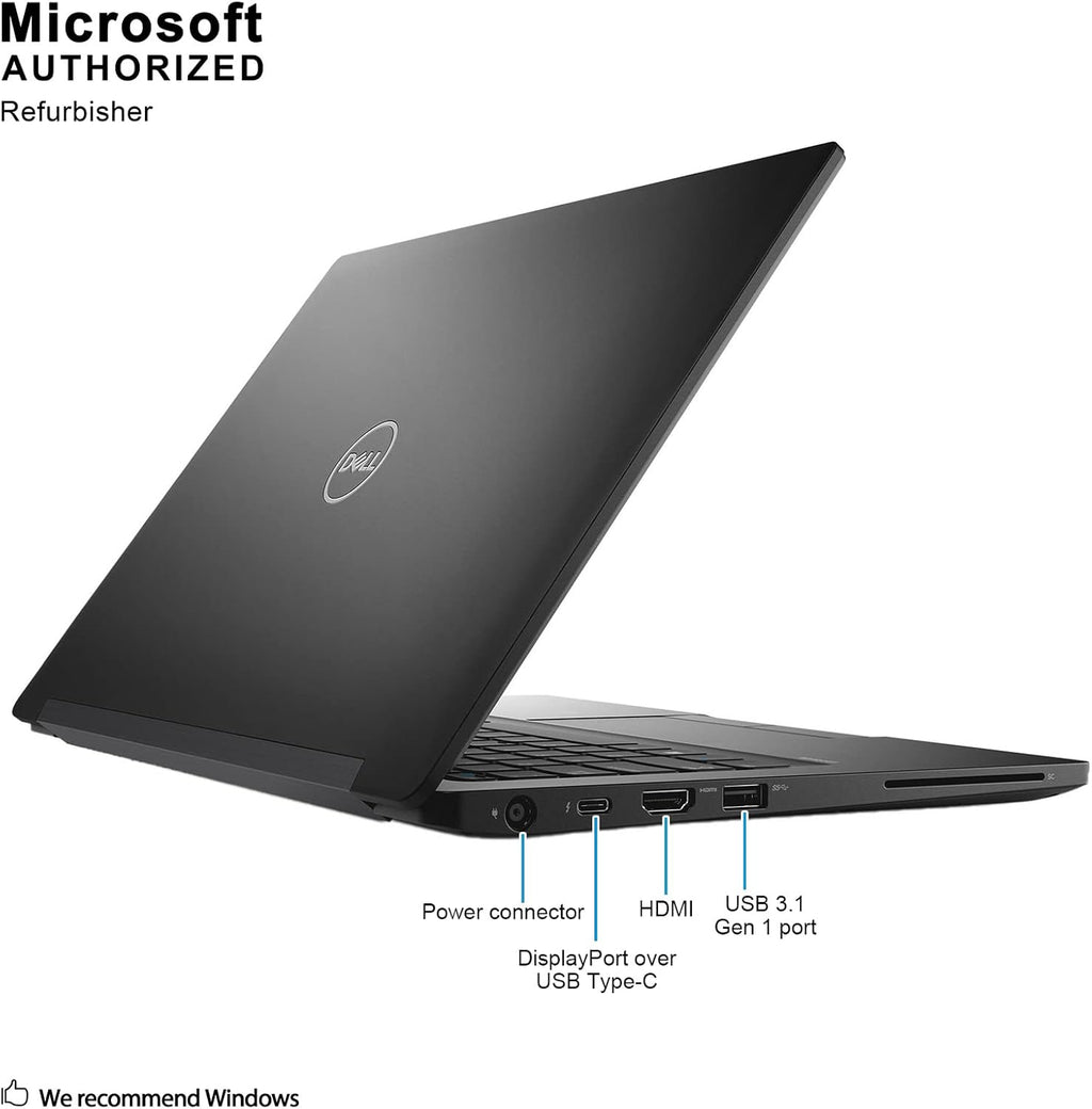 DELL LATITUDE 7390 13.3" FHD INTEL CORE I7-8650U 1.90 GHZ - 16GB RAM, 256GB SSD - Touchscreen, Backlit Keyboard, Smartcard Reader, Webcam, Bluetooth - Windows 10 Pro