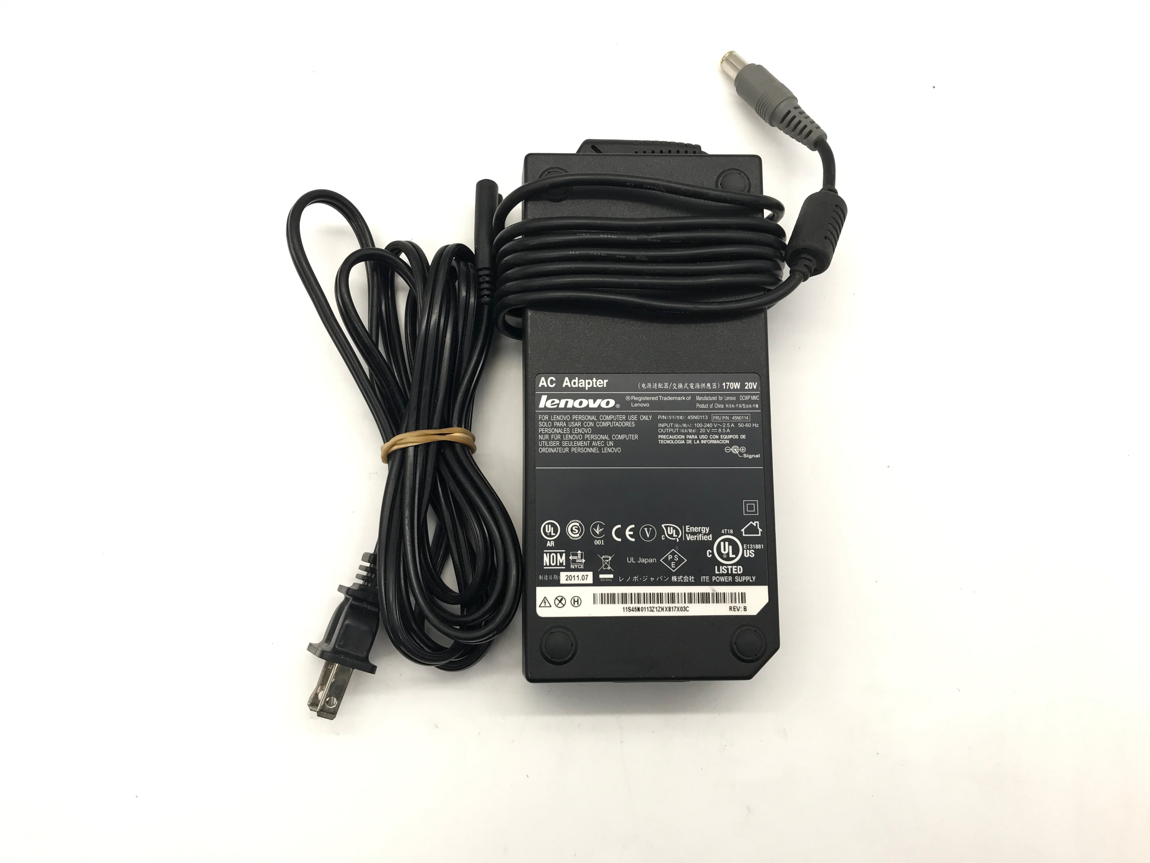 Lenovo 170W 20V 8.5A AC Adapter 45N0118 45N0114