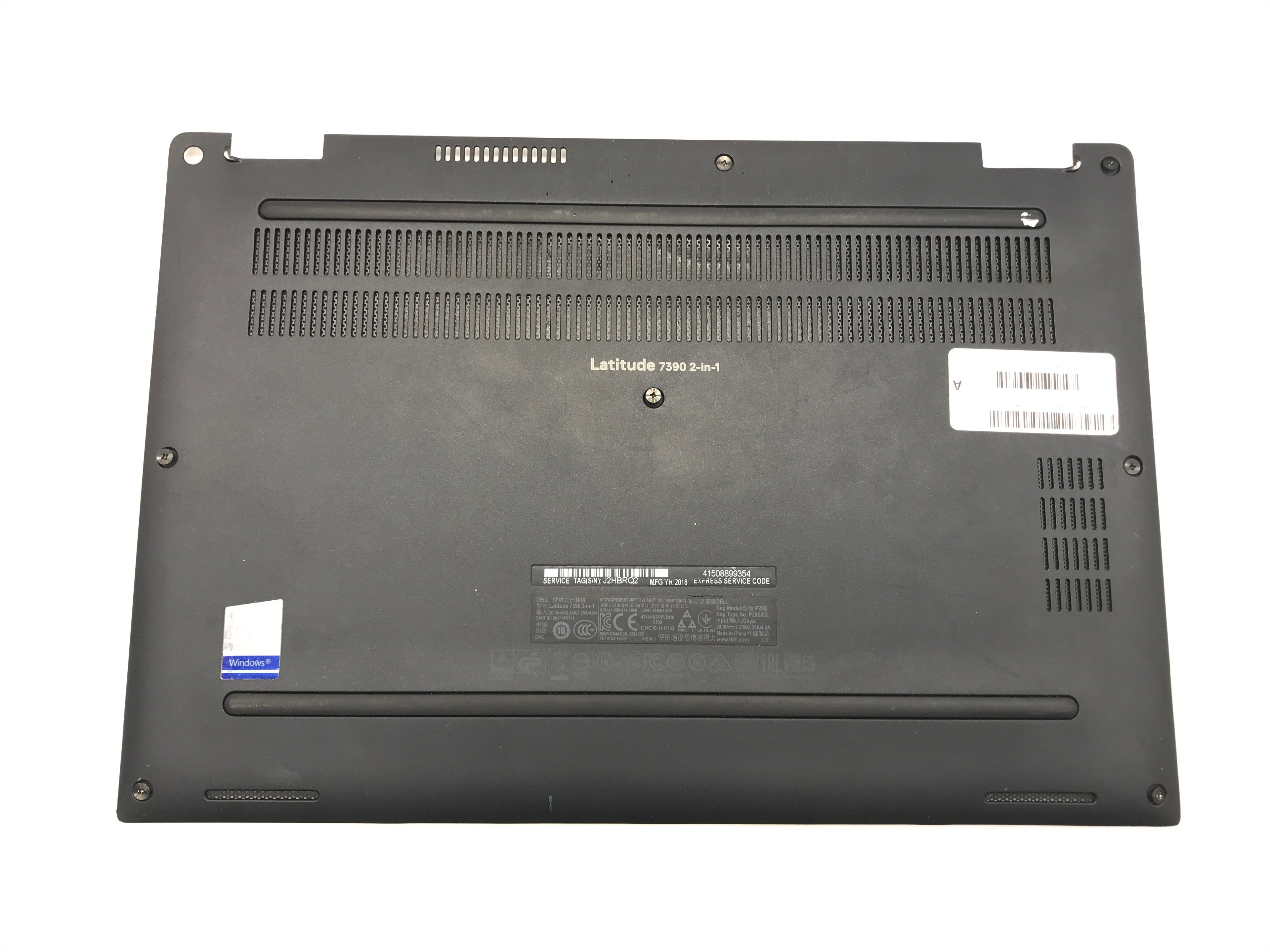 Dell Latitude 7390 2-in-1 Bottom Cover 014G02