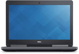 DELL PRECISION 7520 15.5" FHD INTEL CORE I7-7920HQ 3.10 GHZ - 16GB RAM, 256GB SSD - Smartcard Reader, Bluetooth - Windows 10 Pro