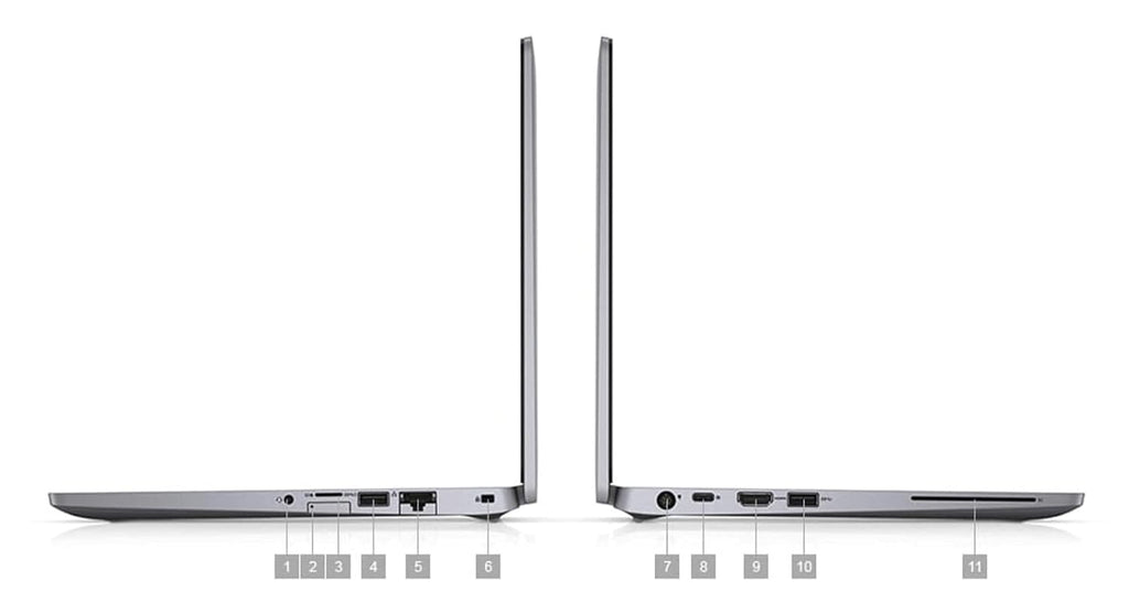 Grade B DELL LATITUDE 5310 13.3" FHD INTEL CORE I7-10810U 1.10 GHZ - 16GB RAM, 256GB SSD - Backlit Keyboard, Webcam, Bluetooth - Windows 10 Pro