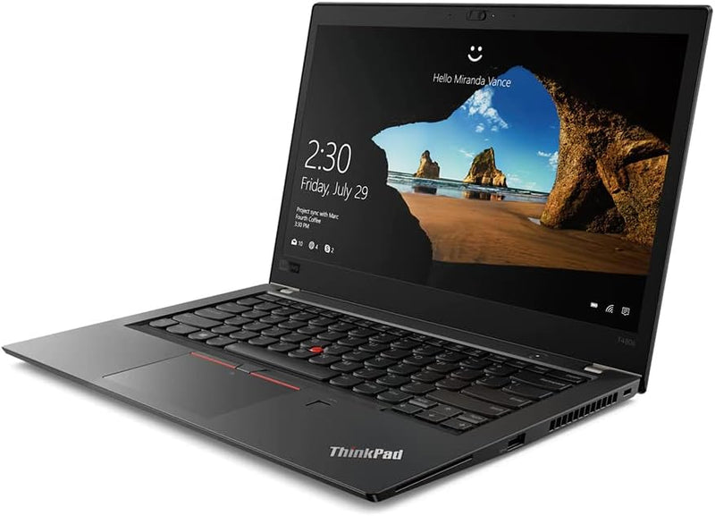 LENOVO THINKPAD T480S 13.9" FHD INTEL CORE I5-8350U 1.70 GHZ - 16GB RAM, 256GB SSD - Backlit Keyboard, Fingerprint Reader, Webcam, Bluetooth, Windows 11 Pro