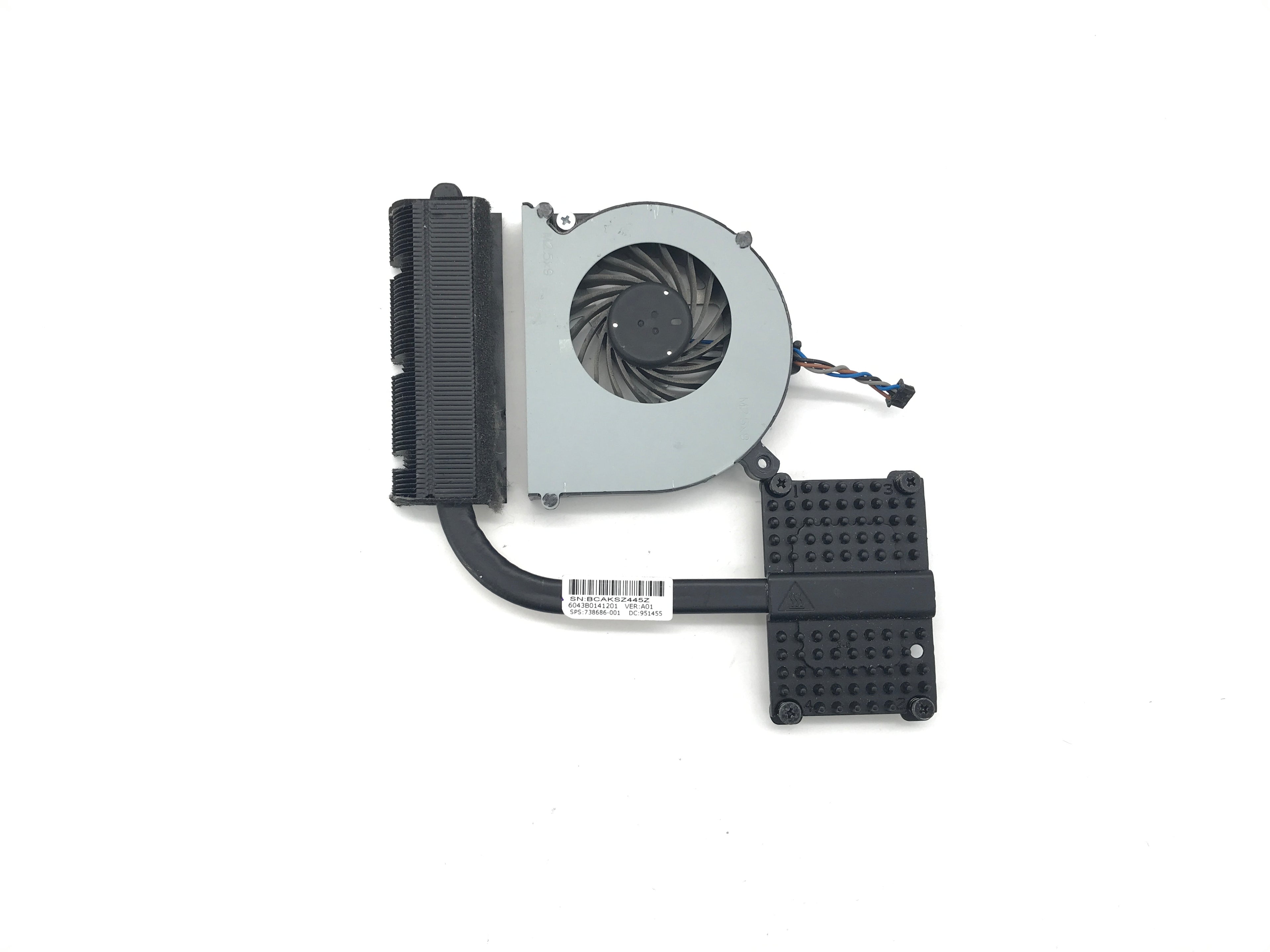 HP Probook 645 G1 CPU Fan + Heatsink 738686-001
