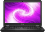 Grade B DELL LATITUDE 5480 14.0" INTEL CORE I5-7200U 2.50 GHZ - 16GB RAM, 256GB SSD - Backlit Keyboard, Smartcard Reader, Webcam, Bluetooth - Windows 10 Pro