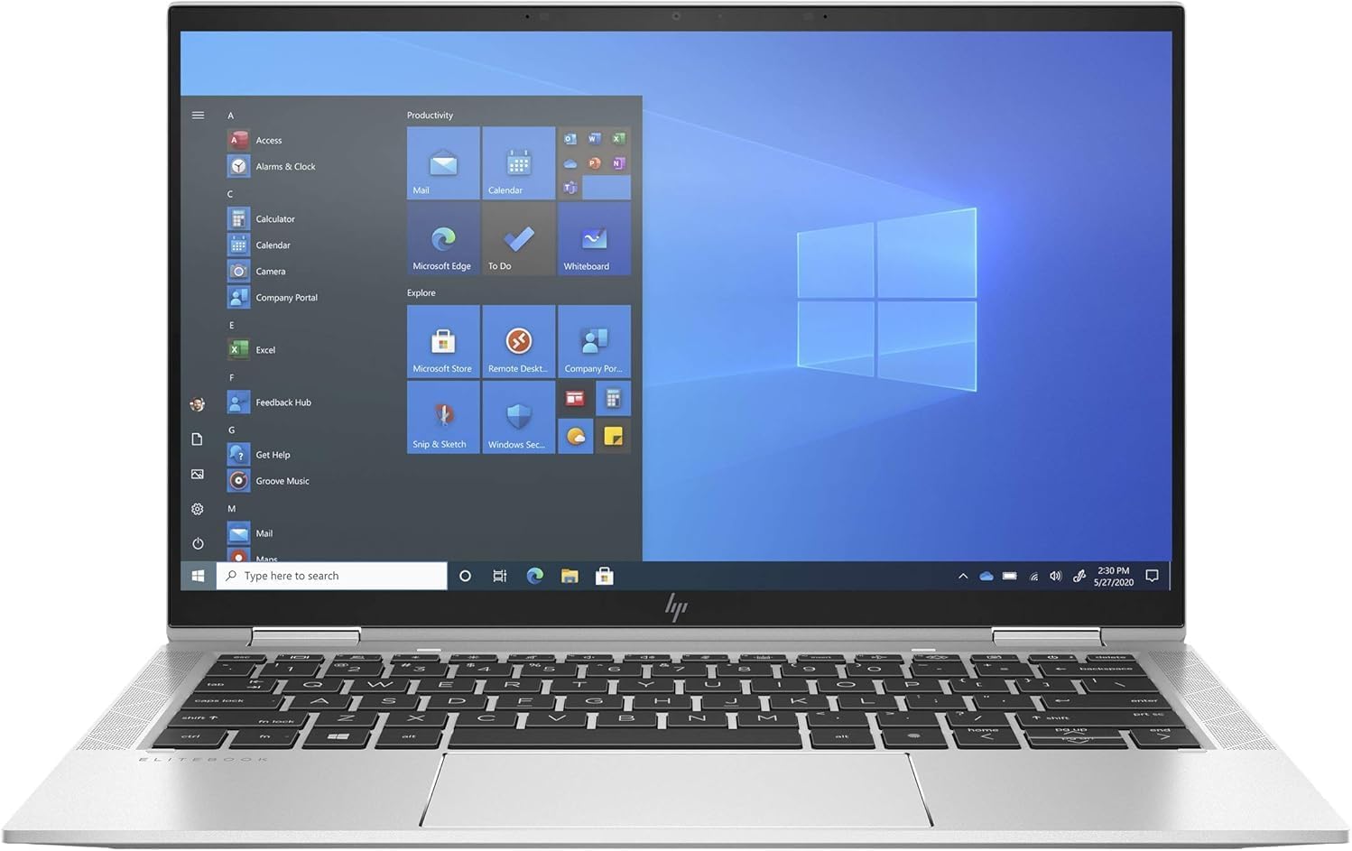 Grade B HP ELITEBOOK X360 1030 G7 13.3" FHD INTEL CORE I5-10310U 1.70 GHZ - 16GB RAM, 256GB SSD - Touchscreen, Webcam, Bluetooth - Windows 11 Pro