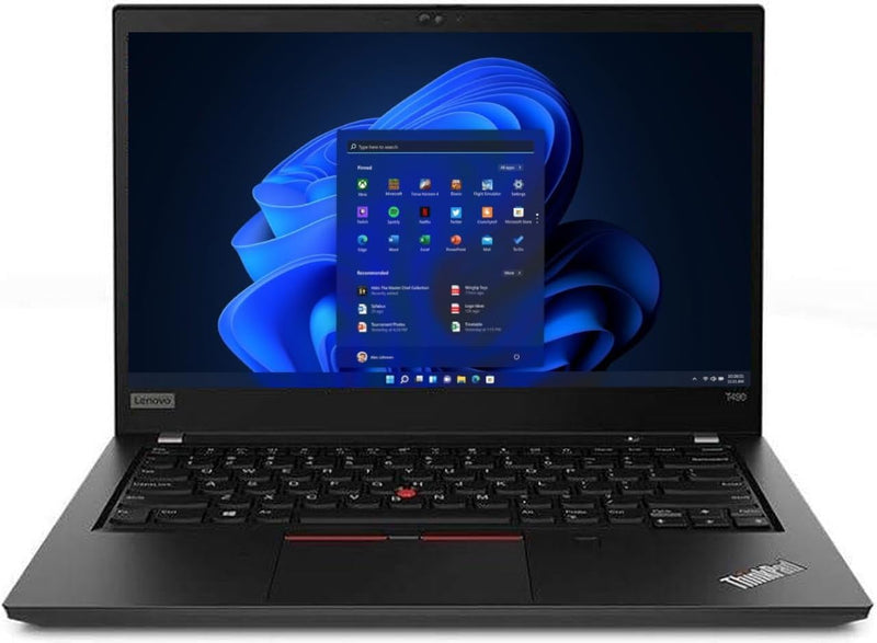Grade B LENOVO THINKPAD T490 14.0" FHD INTEL CORE I5-8365U 1.60 GHZ - 16GB RAM, 256GB SSD - Touchscreen, Webcam, Bluetooth, Windows 11 Pro