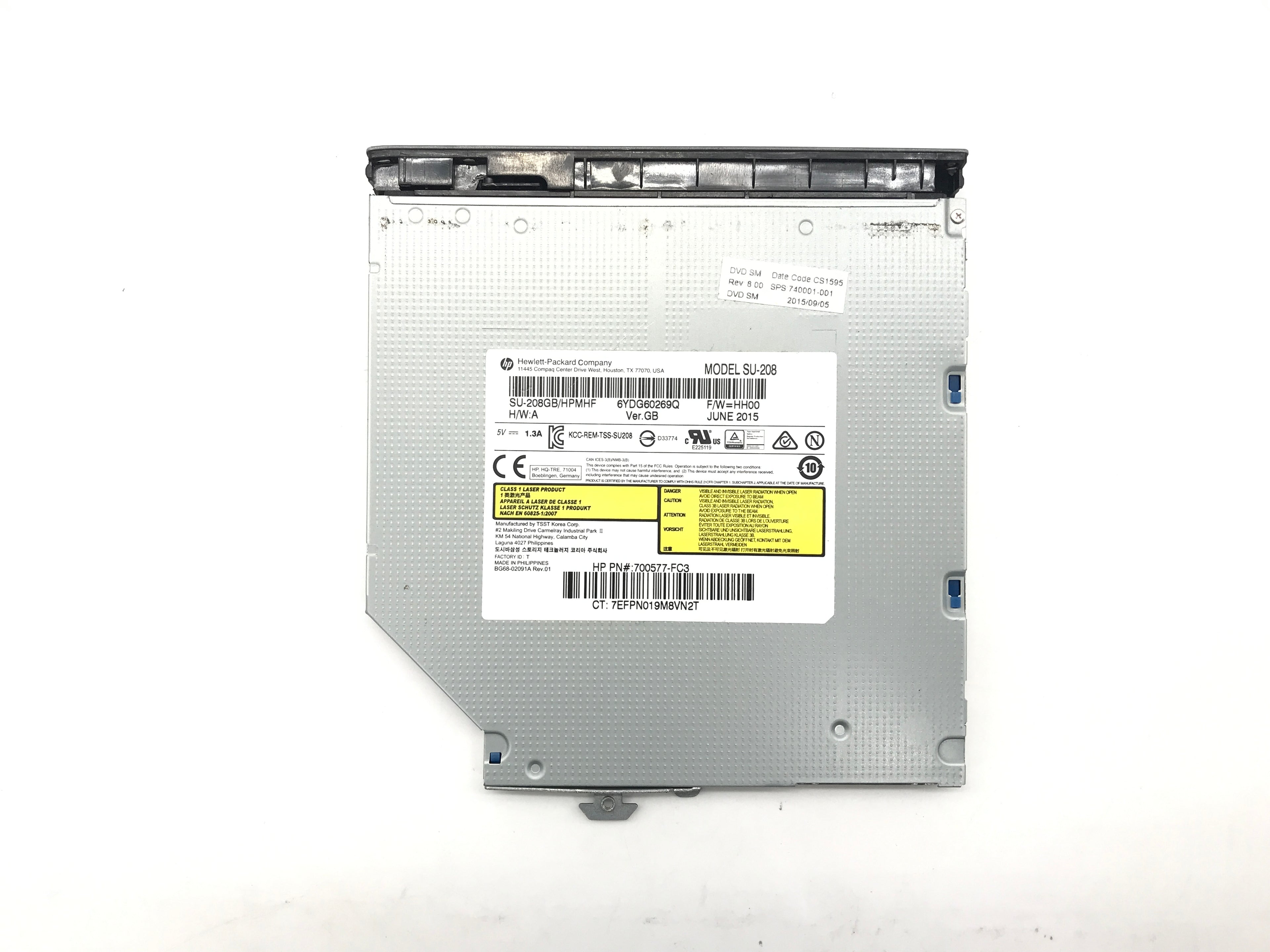 HP Probook 650 G1 Disk Drive 740001-001