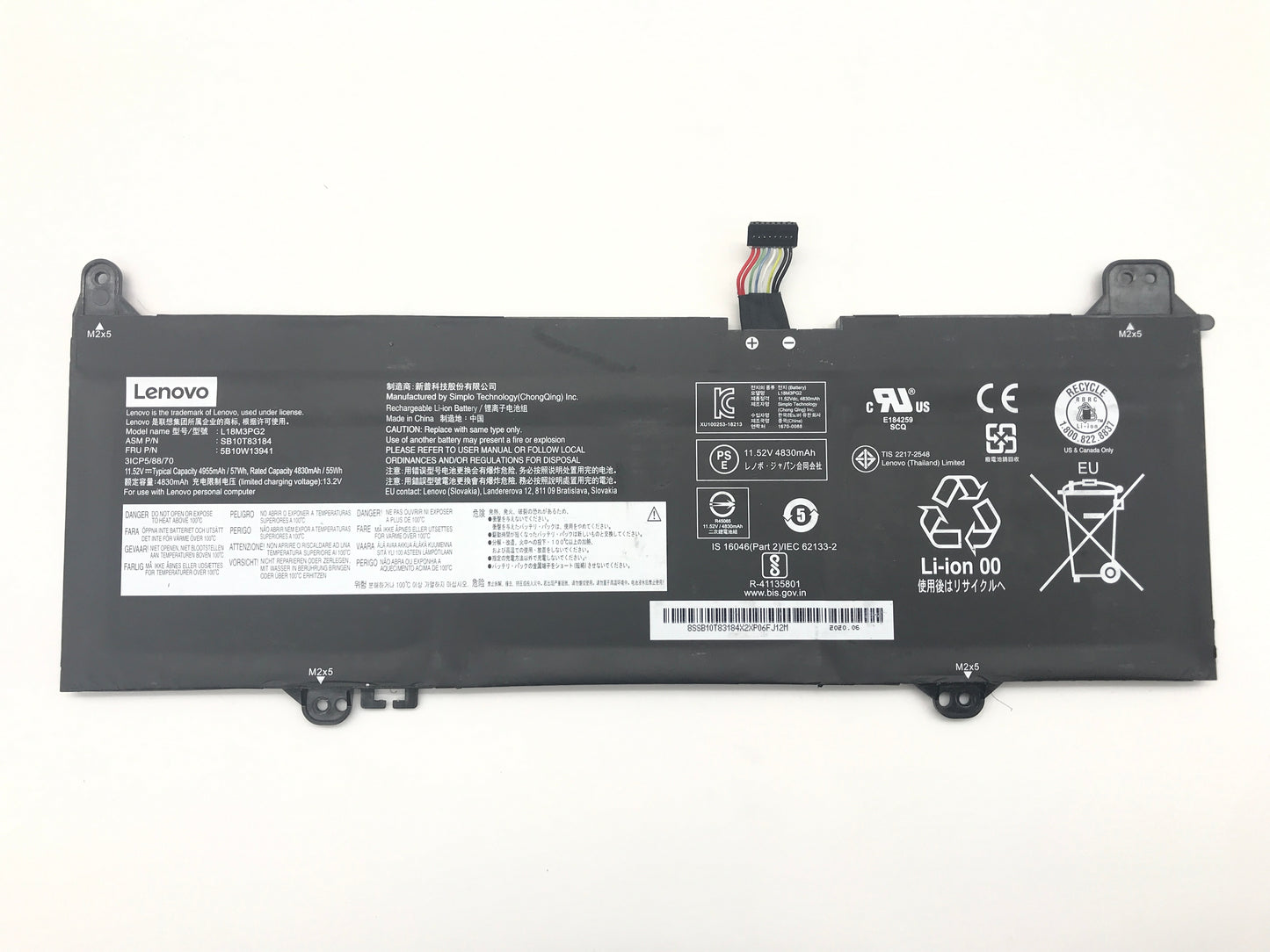 Genuine Lenovo Battery Chromebook S345-14AST 14E L18D3PG2 L18L3PG2 L18M3PG2