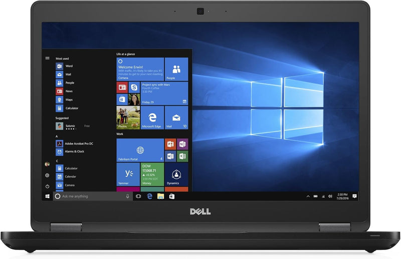 DELL LATITUDE 5480 13.9" FHD INTEL CORE I5-7300U 2.60 GHZ - 16GB RAM, 512GB SSD - Webcam, Bluetooth - Windows 10 Pro