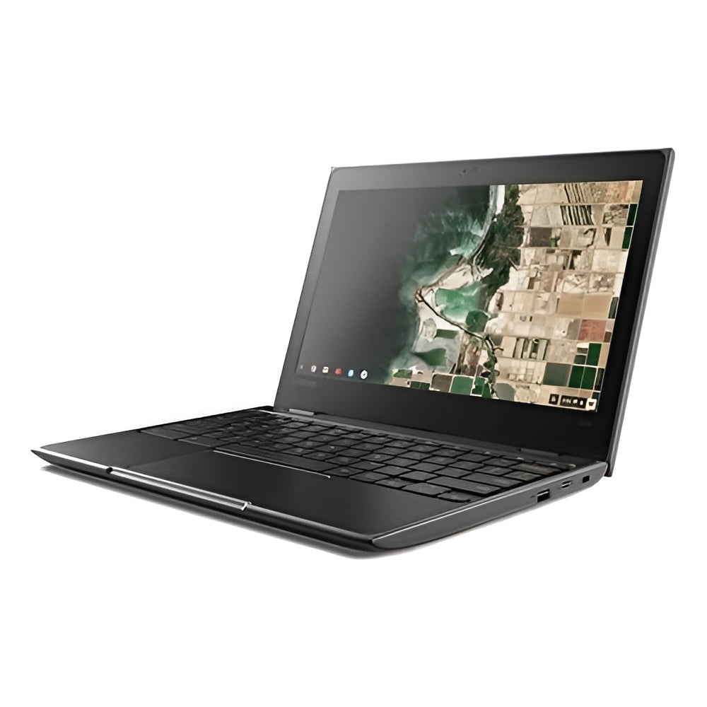 Lenovo Chromebook 100e 81ER0002US 11.6" - Intel Celeron N3350 1.10GHz, 4GB RAM, Flash Embedded 32GB eMMC, No Optical, Chrome OS - Webcam - Bluetooth
