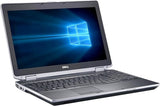 DELL LATITUDE E6530 15.5" INTEL CORE I7-3720QM 2.60 GHZ - 16GB RAM, 256GB SSD - Webcam, Bluetooth, Optical Drive: DVD/RW, Windows 10 Pro