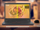 Lenovo ThinkPad T480 14.0" - Intel Core i7-8650U 1.90GHz, 16GB RAM, 250GB SSD, No Optical, Windows 10 Pro 64-Bit - Webcam - Bluetooth - Fingerprint Reader