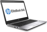 HP ELITEBOOK 840 G3 14.0" INTEL CORE I7-6600U 2.60 GHZ - 8GB RAM, 256GB SSD - Backlit Keyboard, Fingerprint Reader, Smartcard Reader, Webcam, Bluetooth - Windows 10 pro