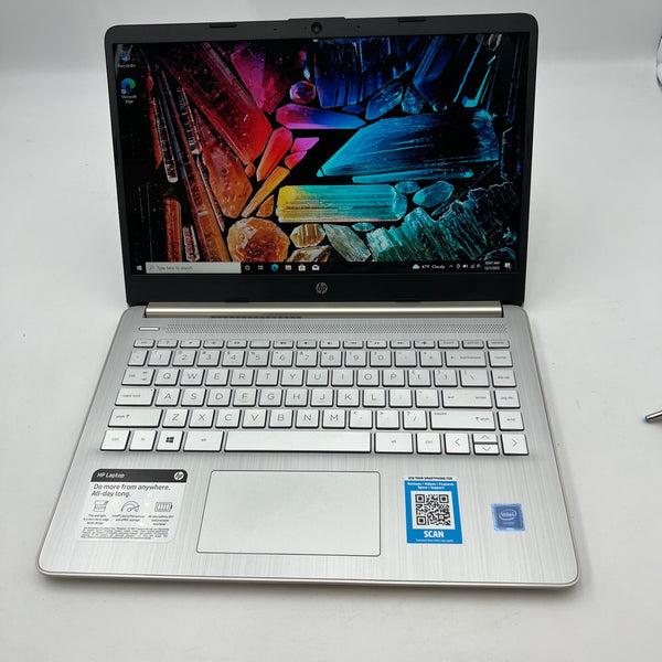 HP 14-DQ0XXX 13.9" INTEL PENTIUM SILVER N5030 1.10 GHZ - 8GB RAM, 256GB SSD - Webcam, Bluetooth - Windows 10 Pro